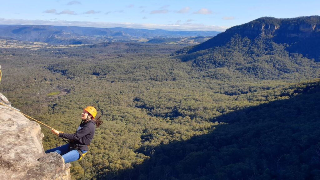 abseiling